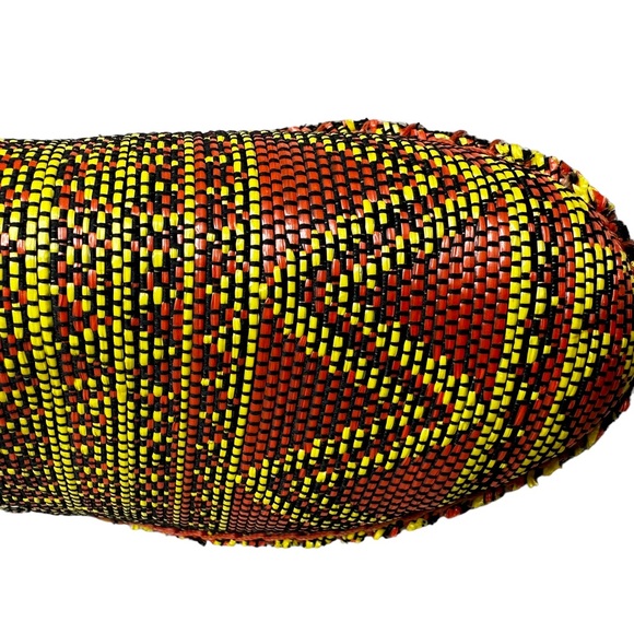 Soft Surroundings Nissa Espadrille Metallic Woven Tribal Print Slip On Shoes 7 - Picture 14 of 14